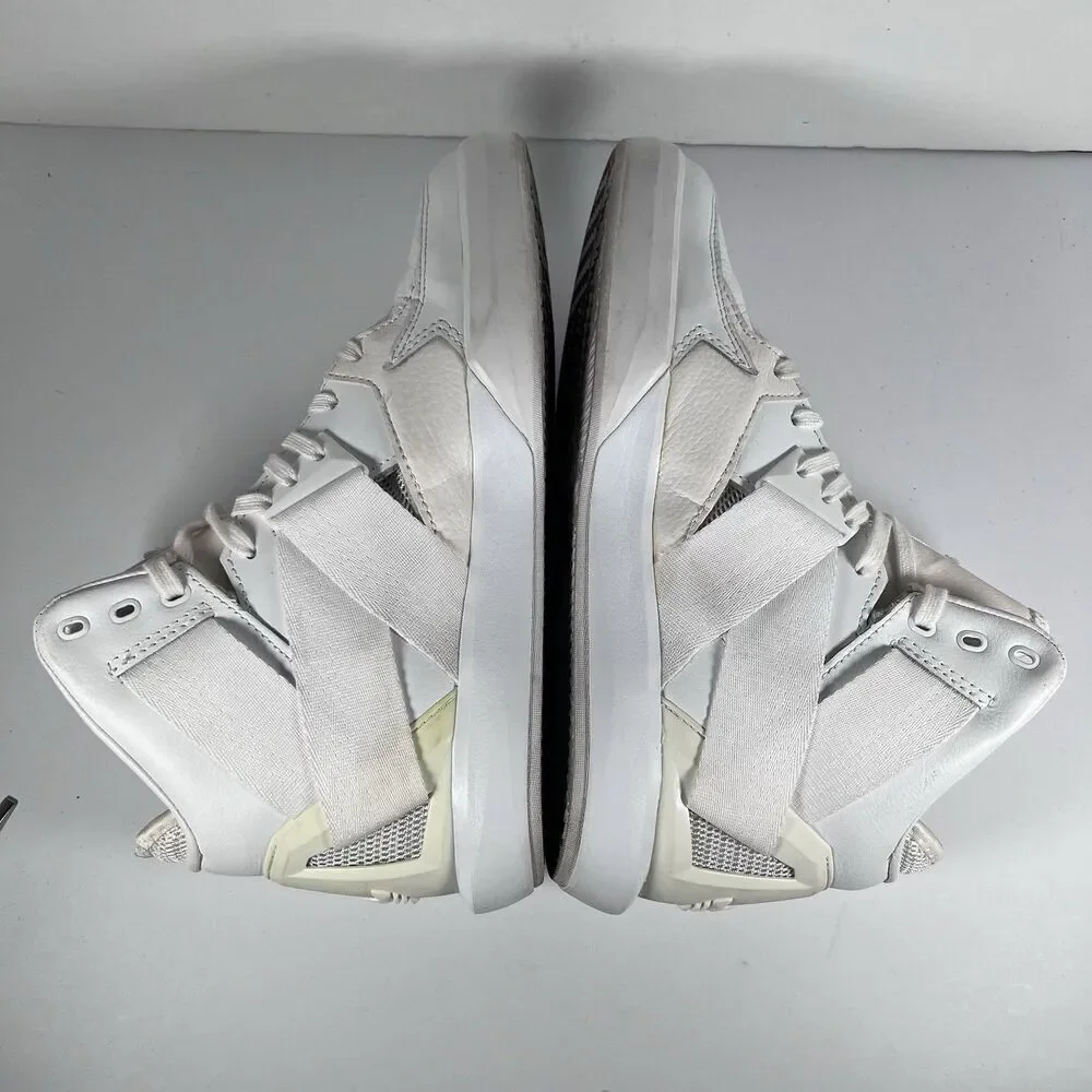 Adidas Originals C-10 Mid White Lace Up Basketball Shoes Sneakers Men's Size 6.5